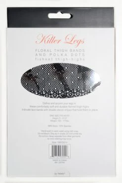 Sheer Butterfly Inset Fishnet Pantyhose -Selected Women's Clothing Store 165 167 168 pkging 2