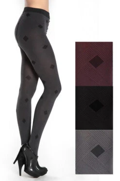 Lady's Unity Squares Fashion Tights