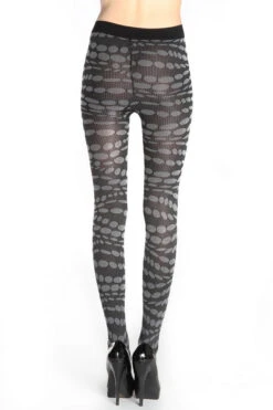 Lady's Fashion Spiraling Lava Dots Tights -Selected Women's Clothing Store 168BL074 3 l 1