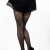 Plus Size Dark Shadows Cut Out Design Fishnet Tights -Selected Women's Clothing Store 168YD049Q P