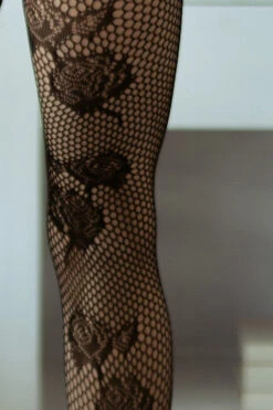 Plus Size Lady's Fishnet Tights -Selected Women's Clothing Store 168YDN006Q BLK 3 l