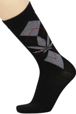 Men's Dress Socks Argyle Weed Print -Selected Women's Clothing Store 513DS034 06