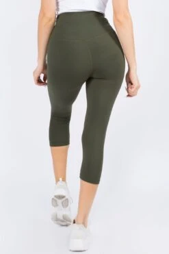 High-Rise Essential Capri Leggings -Selected Women's Clothing Store 518SD DOL 3 9811ce1c 9822 4826 a3b6 3bf9e0a18514