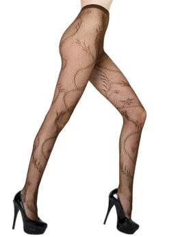 Floral Vine Fishnet -Selected Women's Clothing Store 6110004r Cof