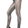 Chevron Fishnet -Selected Women's Clothing Store 6110008R GRY