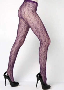 Plus Size Spirograph Pattern Fishnet Tights -Selected Women's Clothing Store 6110010 pur c222d3a0 3950 442e 8576 e65f64c73ab3