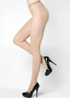 BORDER PATTERN FISHNET -Selected Women's Clothing Store 6110015 bei