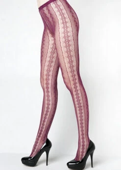 BORDER PATTERN FISHNET -Selected Women's Clothing Store 6110015 wne