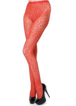 Leopard Fishnet -Selected Women's Clothing Store 6110017 red whtBG