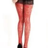Fleur Fishnet -Selected Women's Clothing Store 6110020 red whtBG