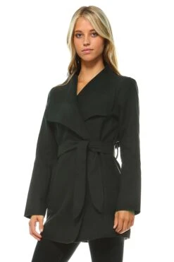 Tailored Style Tie Waist Trench Coat -Selected Women's Clothing Store 69172 CHA 3