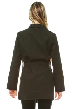 Tailored Style Tie Waist Trench Coat -Selected Women's Clothing Store 69172 DOL 2