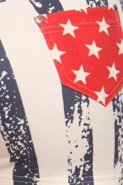 Rosie American Flag Shorts -Selected Women's Clothing Store 807jn065 2 5