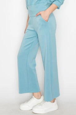 High Rise Straight Leg Pants -Selected Women's Clothing Store 817SC018 LDM 2 l