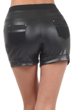 Gemma Faux Leather Short