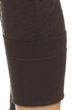 All About The Triangles Textured Fleece Lined Leggings -Selected Women's Clothing Store 823tx001 5