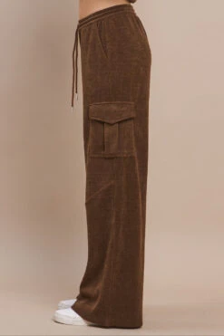 Women’s Corduroy Cargo Pants -Selected Women's Clothing Store 827CD002 BRW 2