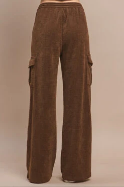 Women’s Corduroy Cargo Pants -Selected Women's Clothing Store 827CD002 BRW 3