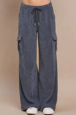 Women’s Corduroy Cargo Pants -Selected Women's Clothing Store 827CD002 DEM