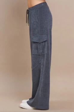 Women’s Corduroy Cargo Pants -Selected Women's Clothing Store 827CD002 DEM 2