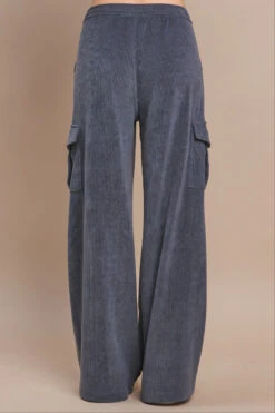 Women’s Corduroy Cargo Pants -Selected Women's Clothing Store 827CD002 DEM 3