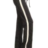 Contemporary Striped Ponte Palazzo Pants