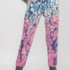 Cotton Candy Printed Ombre Joggers -Selected Women's Clothing Store 827JG0091