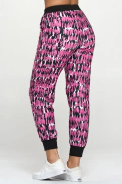 Get Into It Printed Loungewear Joggers -Selected Women's Clothing Store 827JG0114