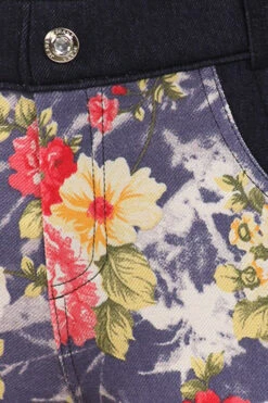 Liza Floral Jegging -Selected Women's Clothing Store 827JN104 4 xl