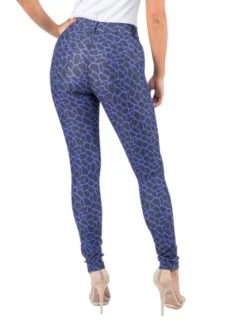 Leopard Print Jeggings With Belt Loops -Selected Women's Clothing Store 827JP003PUR1
