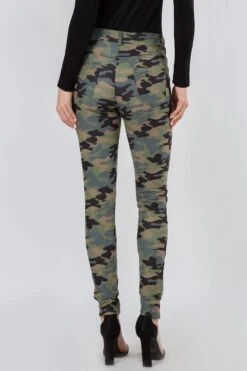 Camouflage 5-Pocket Jeggings With Belt Loops -Selected Women's Clothing Store 827JP011 SBL 3