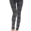 Trendy Plaid Jeggings