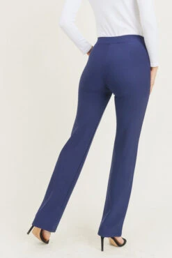 &New Basic High-Rise Ponte Pants -Selected Women's Clothing Store 827NPT021 NBL 4 l