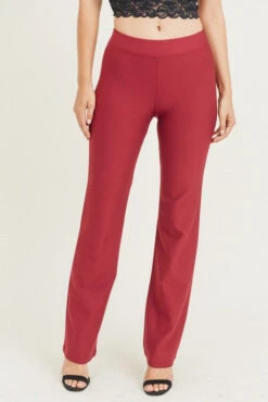&New Basic High-Rise Ponte Pants