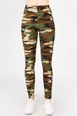 Take Command Camouflage Print Leggings -Selected Women's Clothing Store 827PT351 CAMO 2