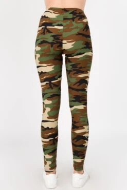 Take Command Camouflage Print Leggings -Selected Women's Clothing Store 827PT351 CAMO 3