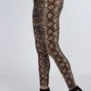 Ultra Soft Snakeskin Print Leggings -Selected Women's Clothing Store 827PT355 3