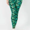 &New Lucky 4-Leaf Clover Printed Leggings -Selected Women's Clothing Store 827PT368 4