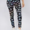 Colorful Mary J Marijuana Leaf Print Leggings -Selected Women's Clothing Store 827PT373 l