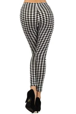 Chic Checkered Legging -Selected Women's Clothing Store 827PT525 1