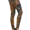 Moraccan Filigree Velour Leggings -Selected Women's Clothing Store 827PT684 2