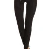 Windy City Faux Suede Zipper Pocket Pants