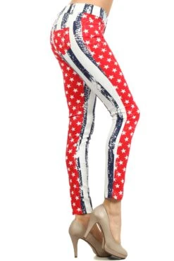 USA Stars And Stripes Printed Jeggings -Selected Women's Clothing Store 827jn065 3 90455f24 155b 4c9c a338 dcdcfe2f7432