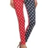 Red White And Blue Star Spangled Jeggings
