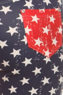 Red White And Blue Star Spangled Jeggings -Selected Women's Clothing Store 827jn068 5