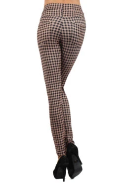 Chic Checkered Plaid Leggings -Selected Women's Clothing Store 827lg301 cam 3