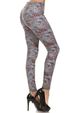 Cyclical Tribal Velour Leggings