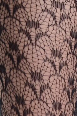 Decorative Jacquard Fishnet Tights -Selected Women's Clothing Store 828DY738 4