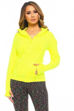 Active Space Dyed Performance Hoodie Jacket -Selected Women's Clothing Store ACT201 NYL 2 l