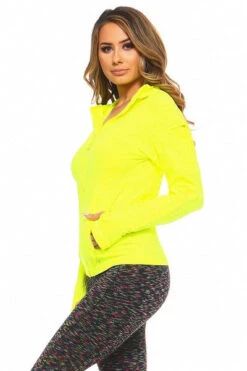 Active Space Dyed Performance Hoodie Jacket -Selected Women's Clothing Store ACT201 NYL 3 l